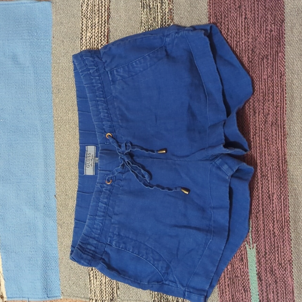 Guess Linen Shorts Sz Small